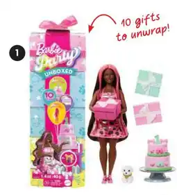 Canadian Tire Barbie party unboxed offer