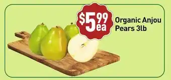 Healthy Planet Organic Anjou Pears offer