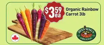 Healthy Planet Organic Rainbow Carrot offer
