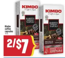 Marché Adonis KIMBO COFFEE CAPSULES offer