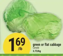 Marché Adonis Green or flat cabbage offer