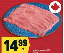 Marché Adonis Grain fed veal cutlet Halal offer
