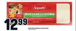 Marché Adonis Saputo Mozzarellissima cheese block offer