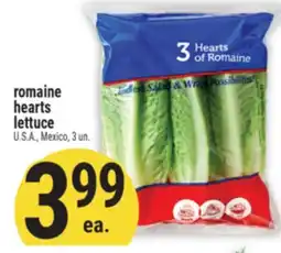 Marché Adonis Romaine hearts lettuce offer