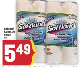 Marché Adonis Softland bathroom tissue offer