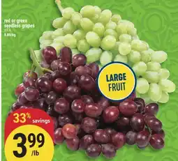 Marché Adonis RED OR GREN SEEDLESS GRAPES offer