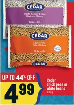 Marché Adonis Cedar chick peas or white beans offer