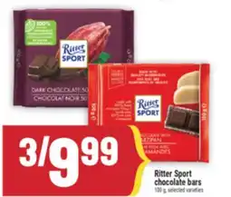 Marché Adonis Ritter Sport chocolate bars offer