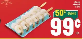 Marché Adonis SHRIMP SKEWERS offer