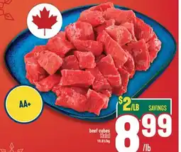 Marché Adonis Beef cubes offer