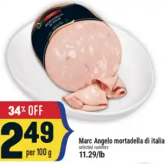 Marché Adonis Marc Angelo mortadella di italia offer
