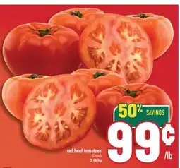 Marché Adonis Red beef tomatoes offer