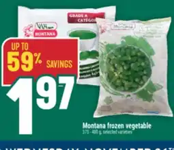 Marché Adonis Montana frozen vegetable offer