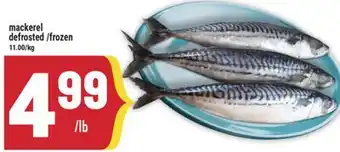 Marché Adonis mackerel defrosted offer