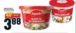 Marché Adonis SAPUTO RICOTTA OR BOCCONCINI CHEESE offer