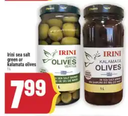 Marché Adonis Irini sea salt green or kalamata olives offer