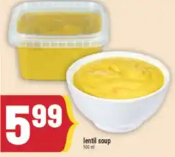 Marché Adonis Lentil soup offer