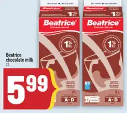 Marché Adonis Beatrice chocolate milk offer