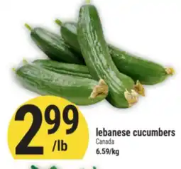 Marché Adonis Lebanese cucumbers offer
