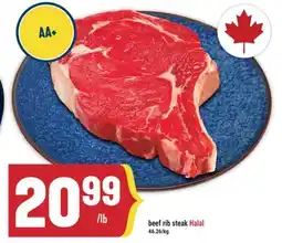 Marché Adonis Beef rib steak offer