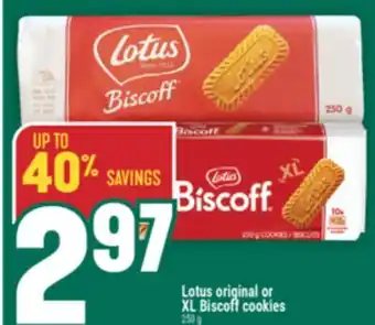 Marché Adonis Lotus original or XL Biscoff cookies offer