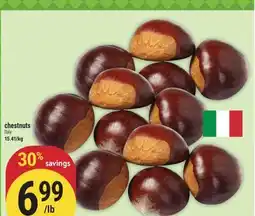 Marché Adonis Chestnuts offer