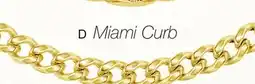 Charm Diamond 10K Yellow Gold 22 Miami Curb offer