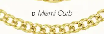 Charm Diamond 10K Yellow Gold 22 Miami Curb offer