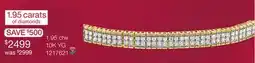 Charm Diamond New Brilliance Lab Grown 1.95CTW Diamond Link Bracelet in 10K Yellow Gold offer