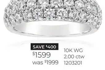 Charm Diamond 10K WG 2.00 ctw offer