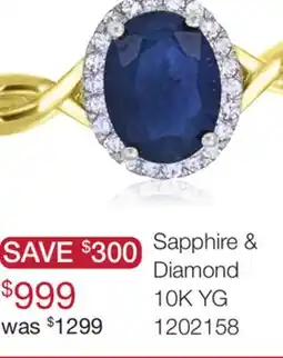 Charm Diamond Sapphire & Diamond offer