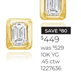 Charm Diamond 10K YG. 45 ctw offer