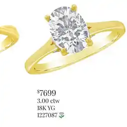 Charm Diamond 3.00 ctw 18K YG Rings offer
