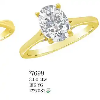 Charm Diamond 3.00 ctw 18K YG Rings offer