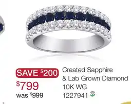 Charm Diamond Sapphire & Lab Grown Diamond offer