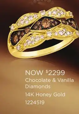 Charm Diamond Le Vian 14K Yellow Gold Chocolate & Nude Diamonds Ring offer