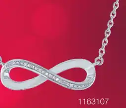 Charm Diamond Diamond Addiction Sterling Silver Diamond Infinity Necklace offer