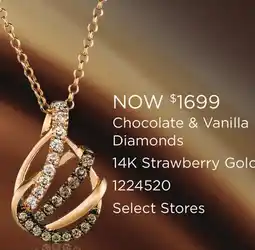 Charm Diamond Le Vian 14K Rose Gold Chocolate & Nude Diamonds Pendant offer