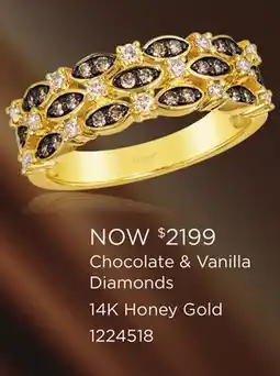 Charm Diamond Le Vian 14K Yellow Gold Nude & Chocolate Diamonds Ring offer