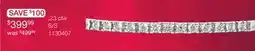 Charm Diamond Sterling Silver Diamond Bracelet offer