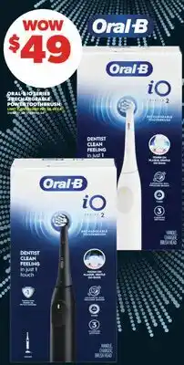 Real Canadian Superstore ORAL-B IO SERIES 2 RECHARGEABLE POWER TOOTHBRUSH offer