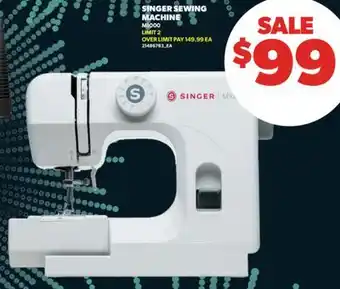 Real Canadian Superstore SINGER SEWING MACHINE offer