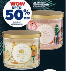 Real Canadian Superstore LIFE AT HOME SCENTED CANDLES offer