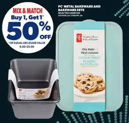 Real Canadian Superstore PC METAL BAKEWARE AND BAKEWARE SETS offer