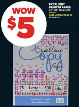 Real Canadian Superstore EXCELLENT PRINTER PAPER, 500 SHEETS offer