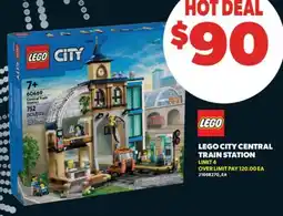Real Canadian Superstore LEGO CITY CENTRAL TRAIN STATION offer