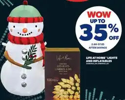 Real Canadian Superstore LIFE AT HOME LIGHTS AND INFLATABLES offer