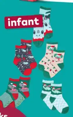 Giant Tiger Infant socks offer