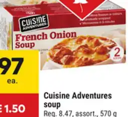 Giant Tiger Cuisine Adventures soup offer