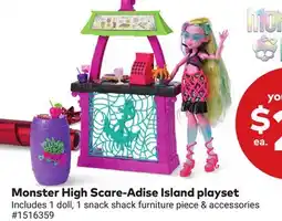 Giant Tiger Monster High Scare-Adise Island playset offer